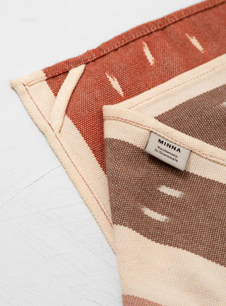 Rust Ikat Hand Towel by Minna | Couverture & The Garbstore