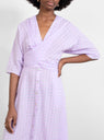 Julien Dress Lilac Check by Heinui | Couverture & The Garbstore