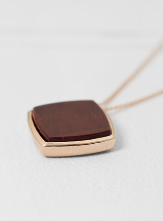 Square Cats Eye Gold Pendant by Helena Rohner | Couverture & The Garbstore