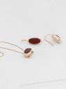 Oval Stone Cabouchon Earrings by Helena Rohner by Couverture & The Garbstore