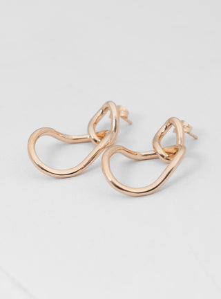 Double Gold Loop Earrings by Helena Rohner | Couverture & The Garbstore