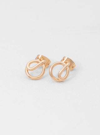 Golden Knot Earrings Gold Plated by Helena Rohner | Couverture & The Garbstore