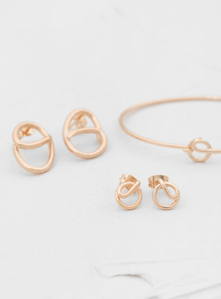Golden Knot Earrings Gold Plated by Helena Rohner | Couverture & The Garbstore