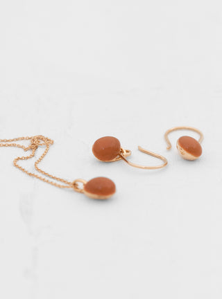 Small Porcelain Egg Gold Earrings by Helena Rohner | Couverture & The Garbstore