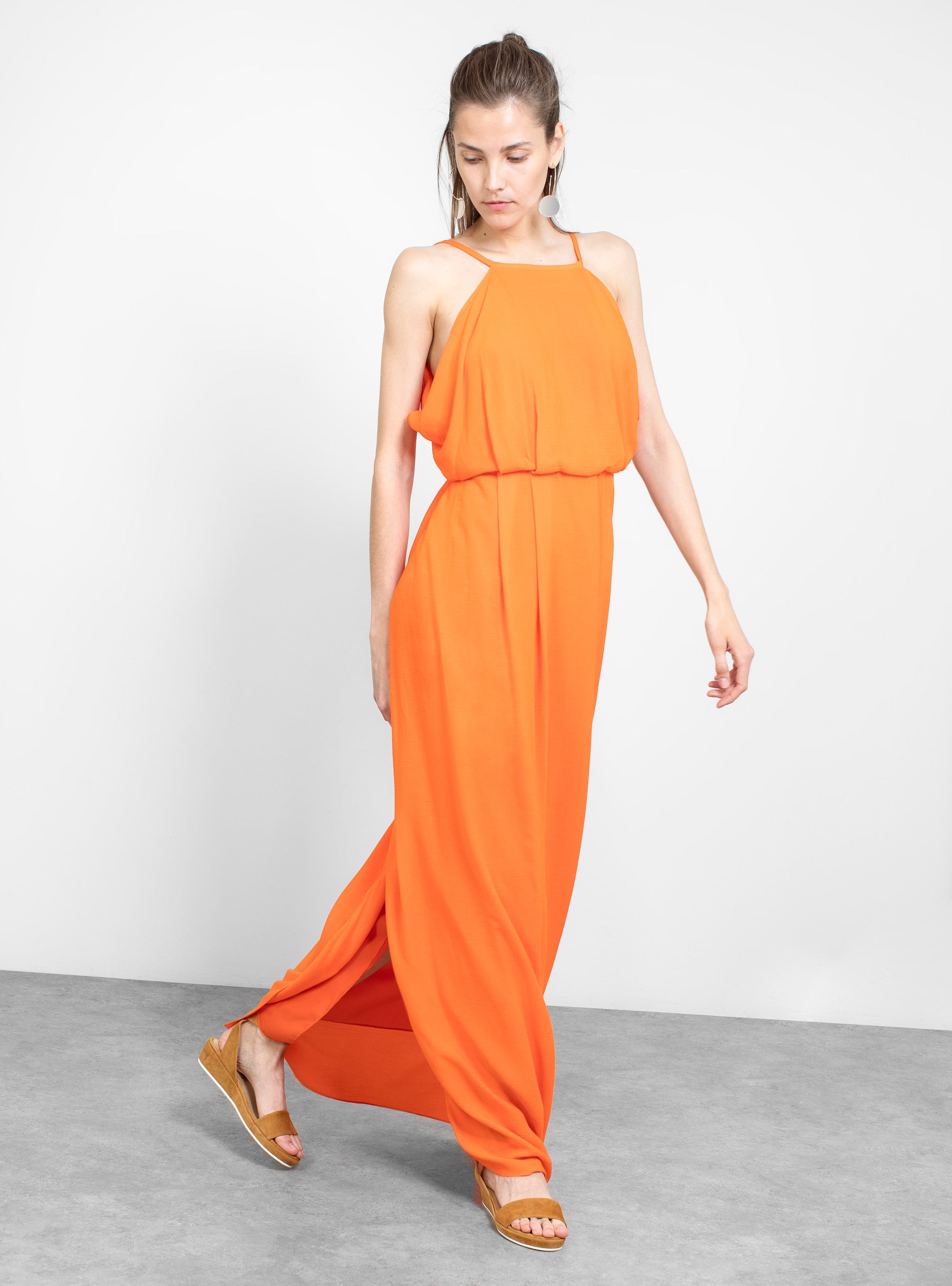Token Dress Sherbet Orange by Rachel Comey | Couverture & The Garbstore Token Dress Sherbet Orange by Rachel Comey | Couverture & The Garbstore