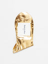 Laminated Silk Socks Gold by Maria La Rosa | Couverture & The Garbstore