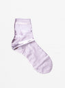 Laminated Silk Socks Lilac by Maria La Rosa | Couverture & The Garbstore