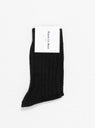 Mid Calf Socks Black by Maria La Rosa by Couverture & The Garbstore