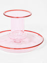 Flare Glass Candle Holder Pink by Hay by Couverture & The Garbstore