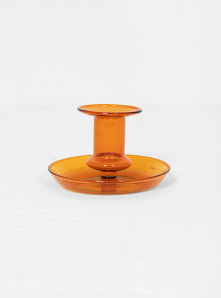 Flare Glass Candle Holder Amber by Hay | Couverture & The Garbstore