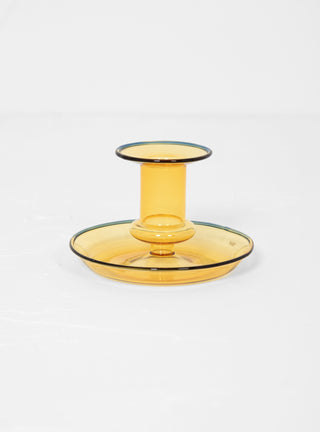Flare Glass Candle Holder Yellow by HAY by Couverture & The Garbstore