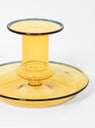 Flare Glass Candle Holder Yellow by HAY by Couverture & The Garbstore