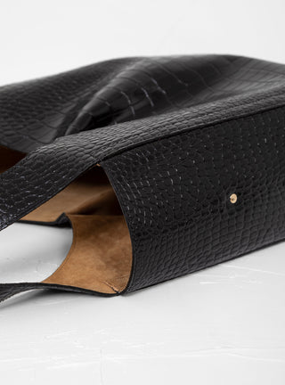 Monte Tote Handbag Black Croc by Rachel Comey | Couverture & The Garbstore