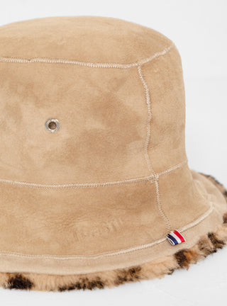 Sheepskin Bob Bucket Hat Leopard by Toasties | Couverture & The Garbstore