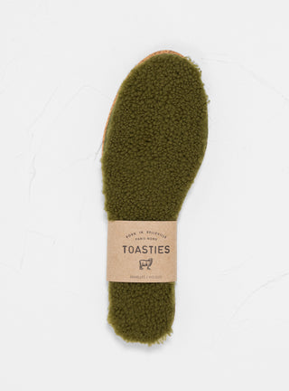 Sheepskin Insoles Safari Green by Toasties | Couverture & The Garbstore
