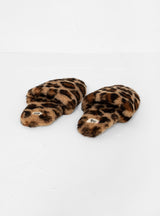 Sheepskin Hotel Slippers Leopard by Toasties | Couverture & The Garbstore