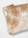 Cowhide Clutch Bag Caramel Specled by Primecut | Couverture & The Garbstore