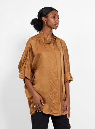 Briana Shirt Camel by Rejina Pyo | Couverture & The Garbstore
