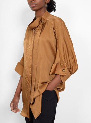 Briana Shirt Camel by Rejina Pyo by Couverture & The Garbstore