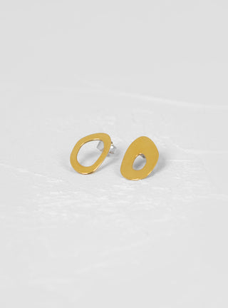 Mismatched Lobe Stud Earrings by Modern Weaving | Couverture & The Garbstore