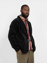 7W Corduroy Hospital Jacket Black by Kapital by Couverture & The Garbstore