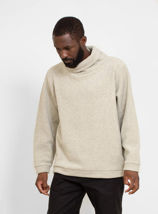 Reverse Fleece Sweatshirt Ecru by Kapital by Couverture & The Garbstore