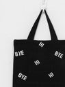 Hi Bye Tote Bag Black by Hansel From Basel | Couverture & The Garbstore