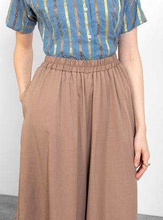 Wide Culotte Trousers Camel by Black Crane | Couverture & The Garbstore