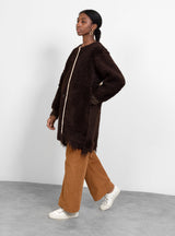 Moon Coat Cacao Brown by Milena Silvano | Couverture & The Garbstore