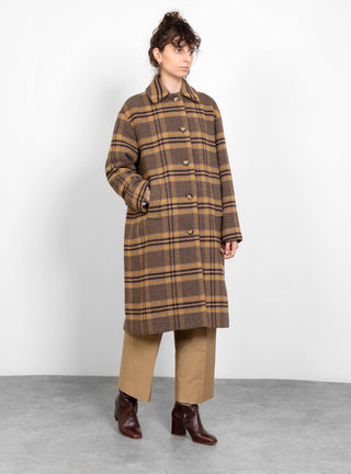 Willa Coat Brown Check by Rejina Pyo | Couverture & The Garbstore