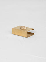 Stone Matchbox Cover Brass by ferm LIVING | Couverture & The Garbstore