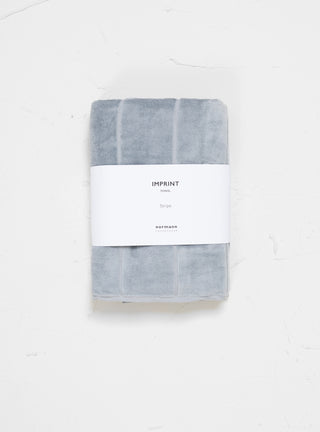 Imprint Towel Grey Stripe by Normann Copenhagen by Couverture & The Garbstore