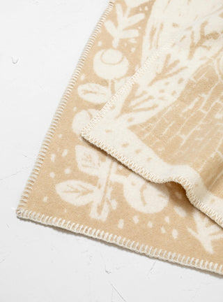 Metsikko Blanket Gold & White by Lapuan Kankurit by Couverture & The Garbstore