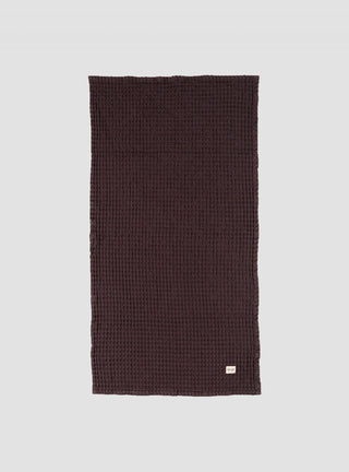 Organic Hand Towel Chocolate by ferm LIVING | Couverture & The Garbstore