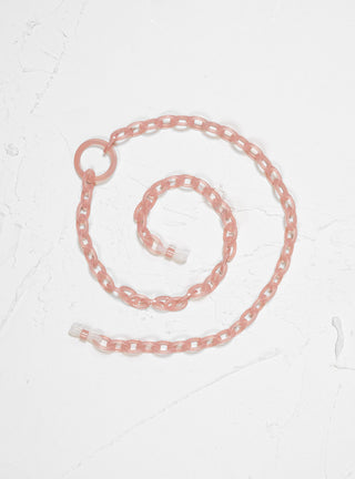 Smiley Mini Glasses Chain Blush Pink by Orris London by Couverture & The Garbstore