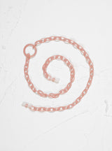 Smiley Mini Glasses Chain Blush Pink by Orris London | Couverture & The Garbstore