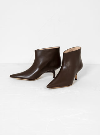 Sara Leather Boots Dark Brown by Rejina Pyo | Couverture & The Garbstore