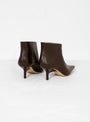 Sara Leather Boots Dark Brown by Rejina Pyo | Couverture & The Garbstore