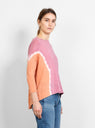 3/4 Sleeve Cocoon Top Pink Sunrise by Raquel Allegra by Couverture & The Garbstore