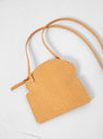 Toastie Pouch Leather Emboss Tan by Rejina Pyo by Couverture & The Garbstore