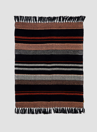 Multicolour Black Throw by Malagoon by Couverture & The Garbstore