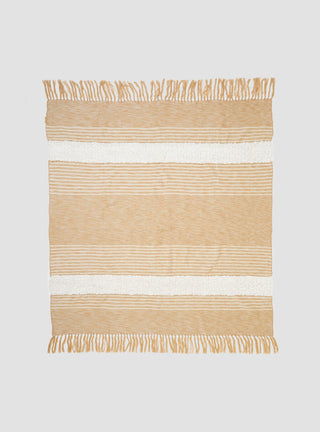 Tribal Throw Off-White by Malagoon | Couverture & The Garbstore