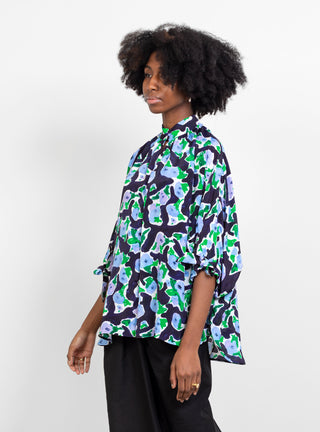 Tadi Top Navy Magnolia by Christian Wijnants by Couverture & The Garbstore