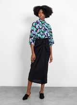 Samia Skirt Black by Christian Wijnants | Couverture & The Garbstore
