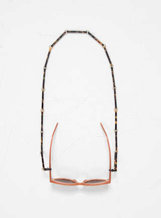 Spaghetti Bio-Acetate Glasses Chain Dark Tortoiseshell by Orris London | Couverture & The Garbstore