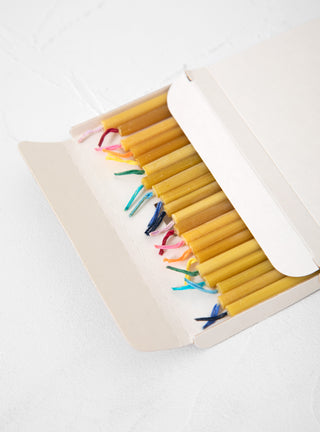 20 Beeswax Birthday Candles by Ovo Things | Couverture & The Garbstore