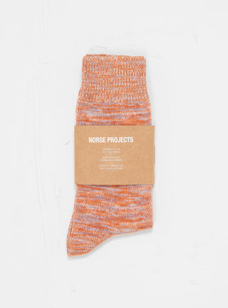 Bjarki Blend Socks Burnt Orange by Norse Projects | Couverture & The Garbstore