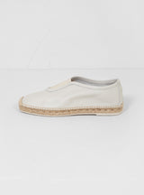 Azarbe Leather Espadrille Off White by Hereu | Couverture & The Garbstore