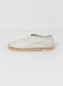 Azarbe Leather Espadrille Off White by Hereu | Couverture & The Garbstore
