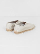 Azarbe Leather Espadrille Off White by Hereu | Couverture & The Garbstore